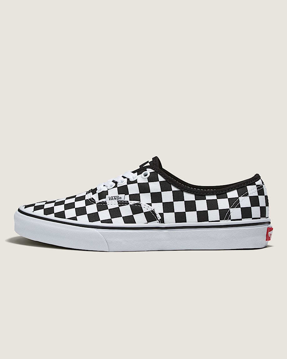 customs authentic checkerboard wide shoe