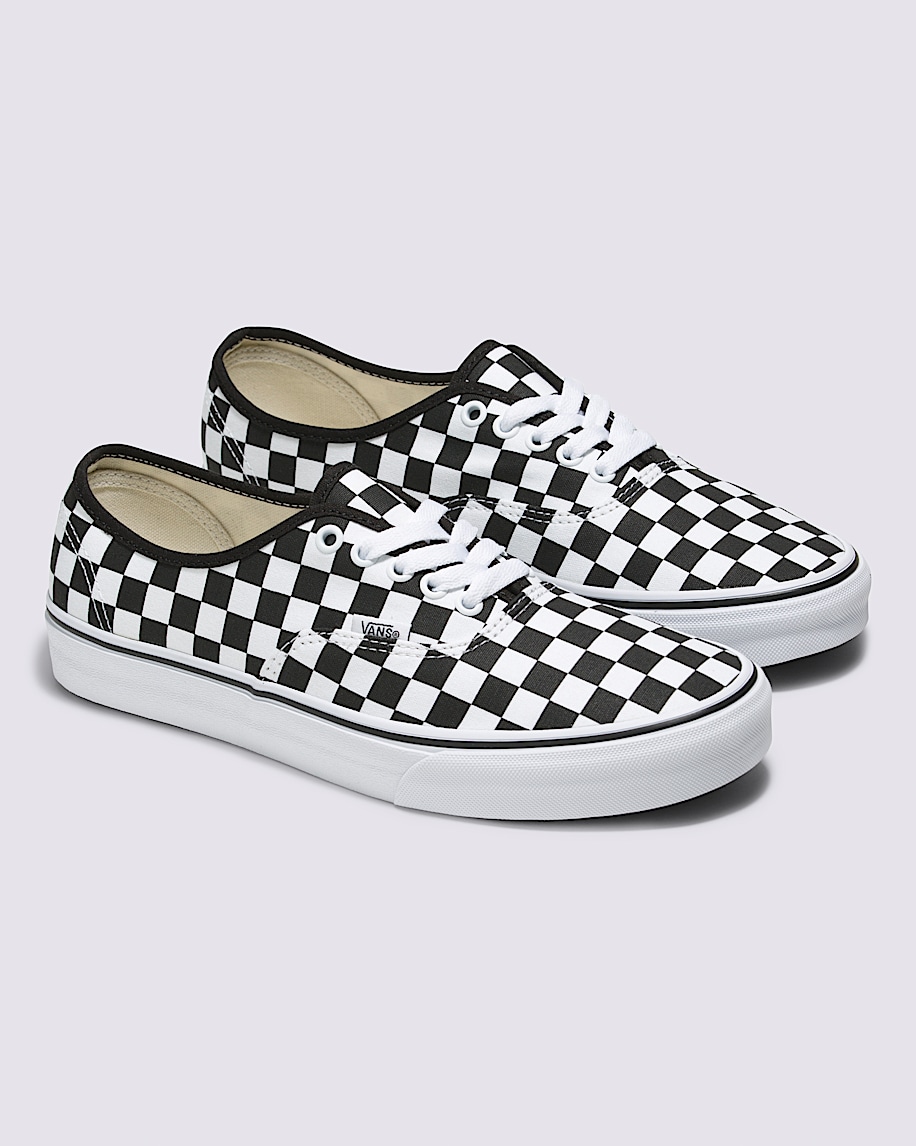 customs authentic checkerboard wide shoe