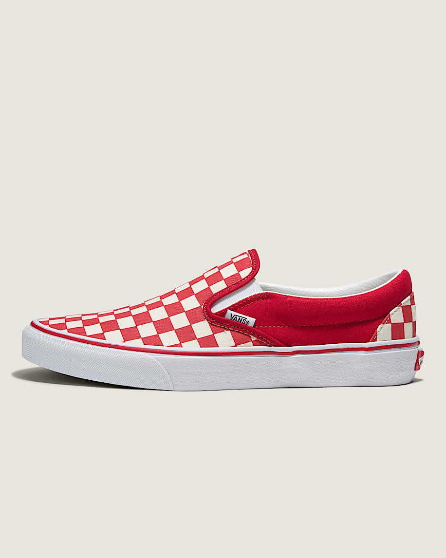 customs classic slip-on checkerboard wide shoe