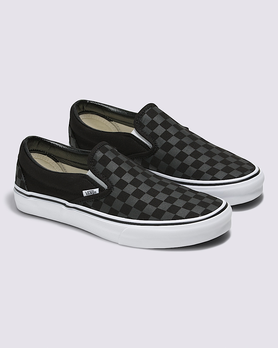 customs classic slip-on checkerboard wide shoe