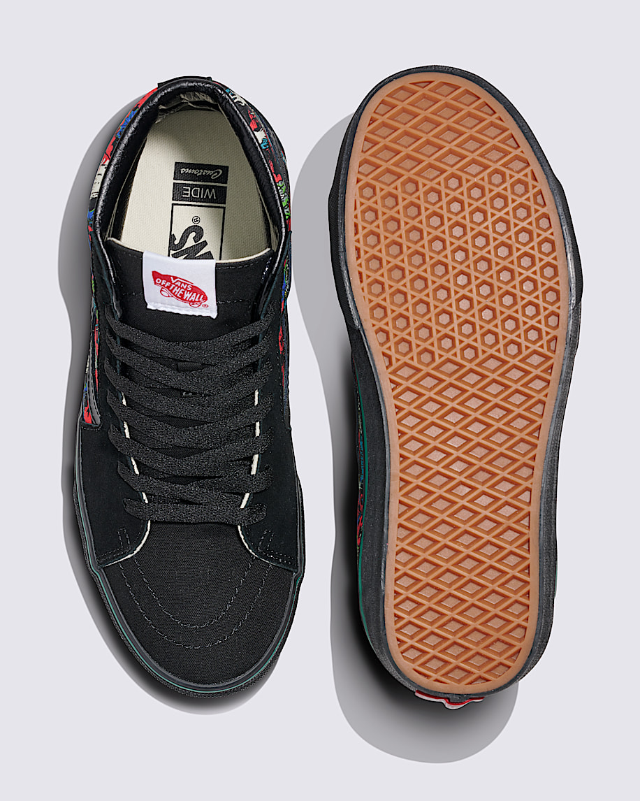 customs sk8-hi wide halloween schuh