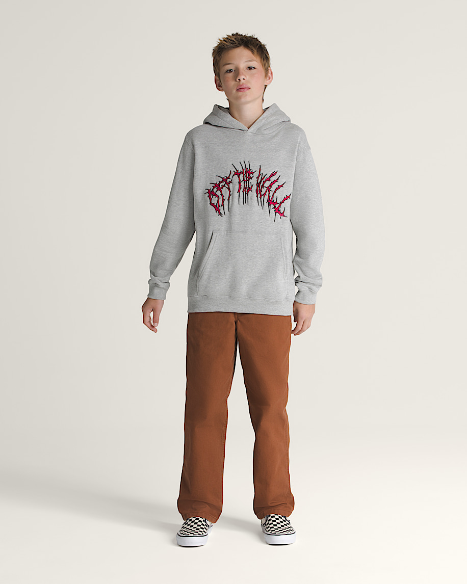kinder-pullover-hoodie mit metallbogen