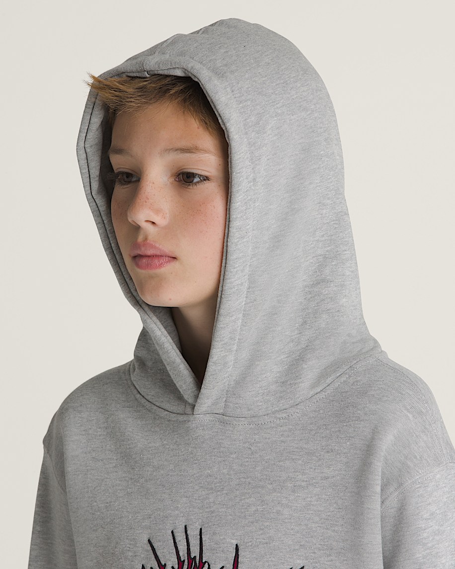 kinder-pullover-hoodie mit metallbogen