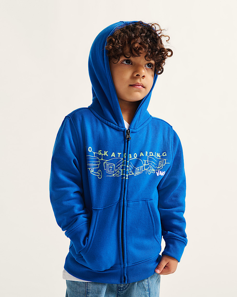 little kids night watchers kapuzenpullover mit durchgehendem reißverschluss