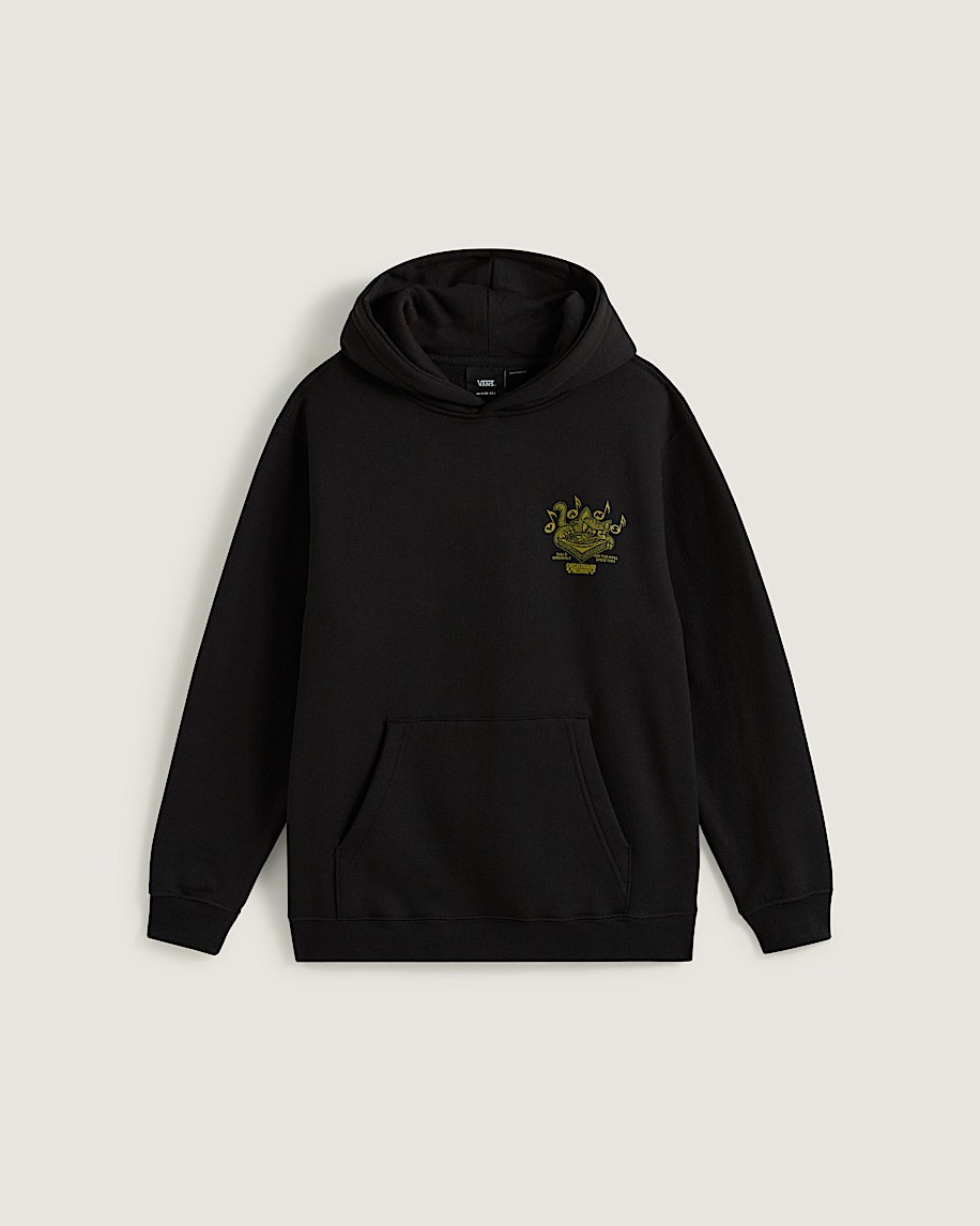 kinder-pullover-hoodie mit scratched-schallplatten-motiv