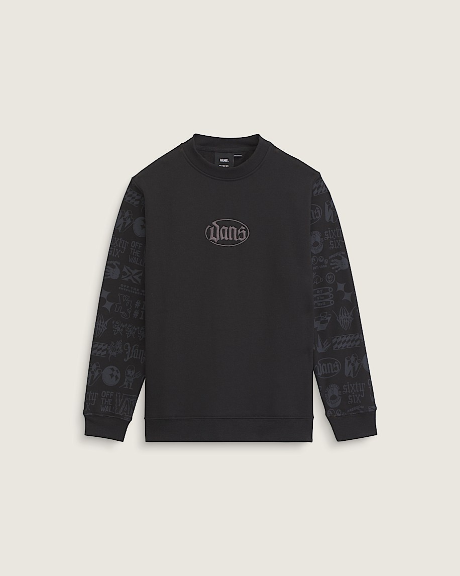 kinder-sweatshirt mit rundhalsausschnitt gemischte farben