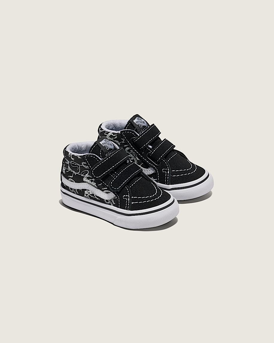kleinkinder-sk8-mid reissue v skeletons schuh