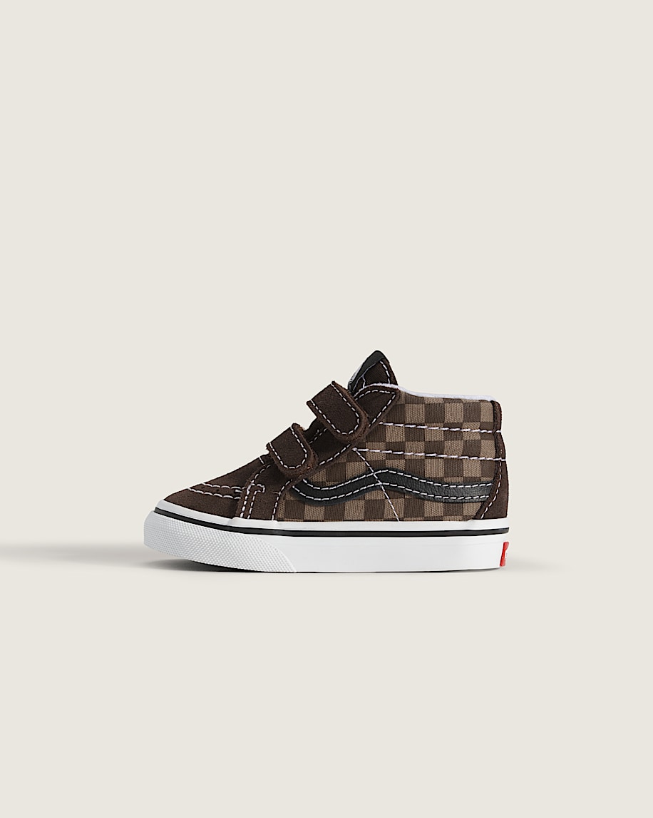 kleinkinderschuh sk8-mid v checkerboard