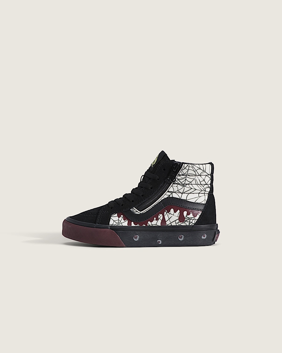 halloween-schuh für kleine kinder mit seitlichem reißverschluss sk8-hi-schuh