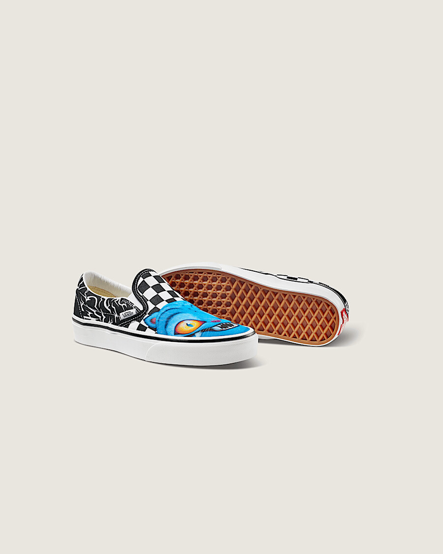 kpop demon hunters x vans klassischer slip-on-schuh für kinder