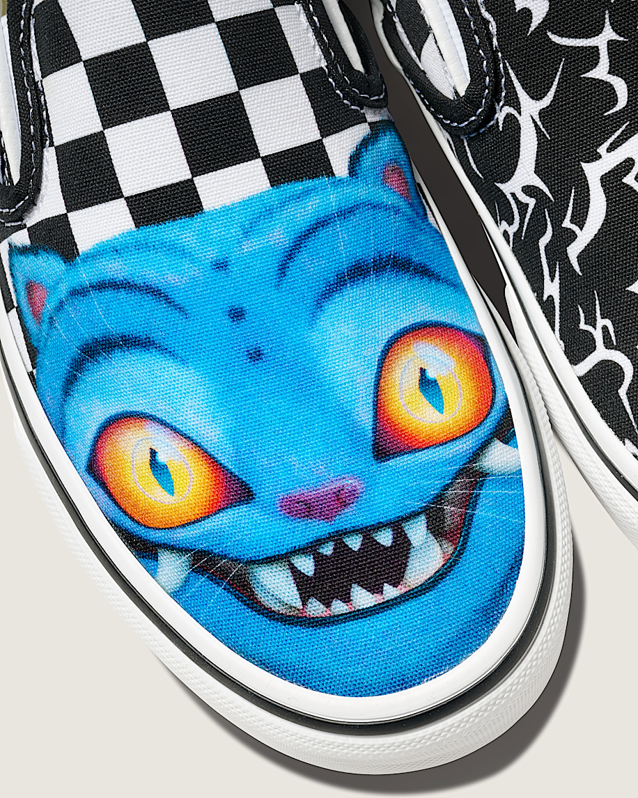 kpop demon hunters x vans klassischer slip-on-schuh für kinder