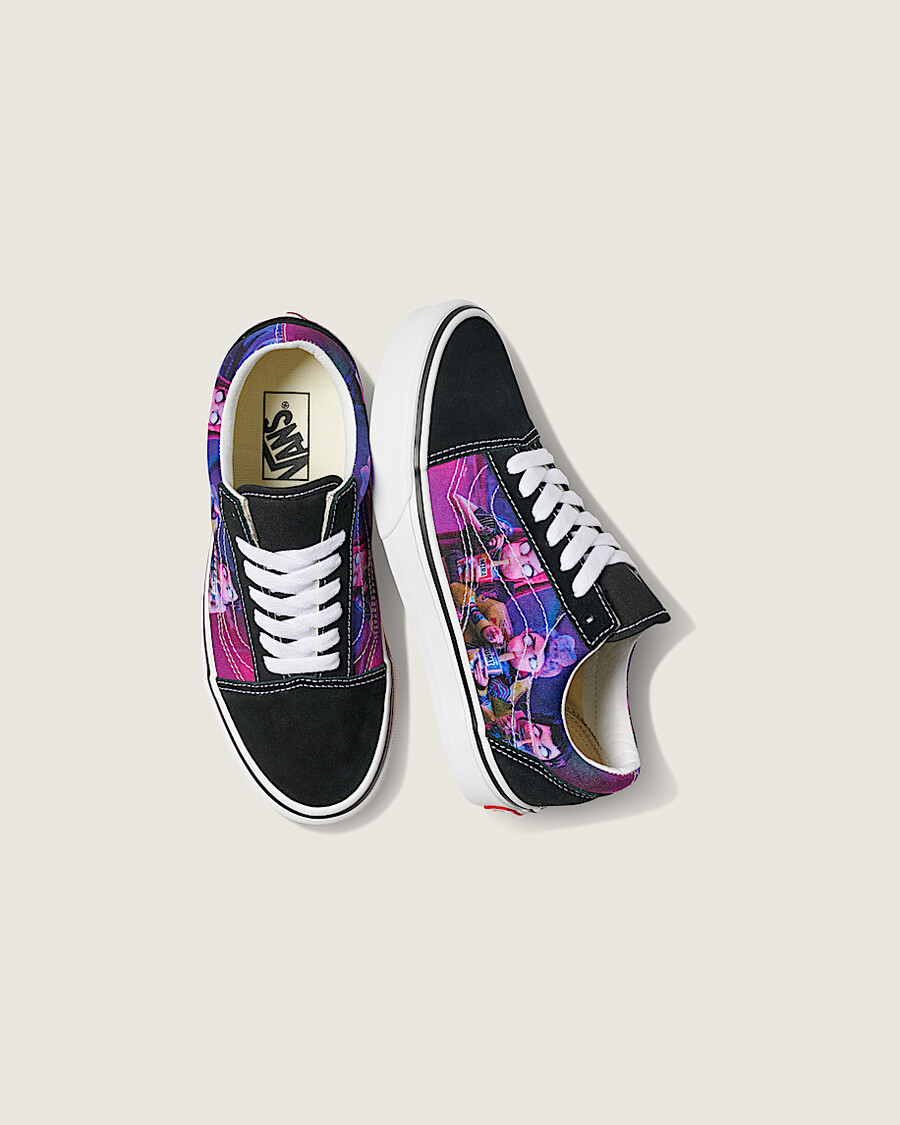 kpop demon hunters x vans old skool schuh für kinder