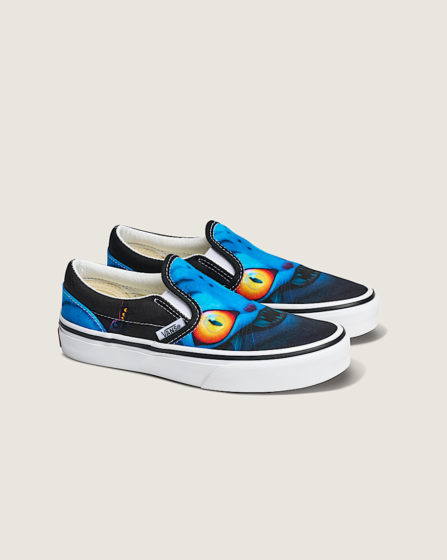 kpop demon hunters x vans klassischer slip-on-schuh für kleine kinder