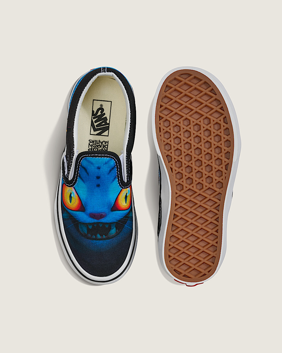 kpop demon hunters x vans klassischer slip-on-schuh für kleine kinder