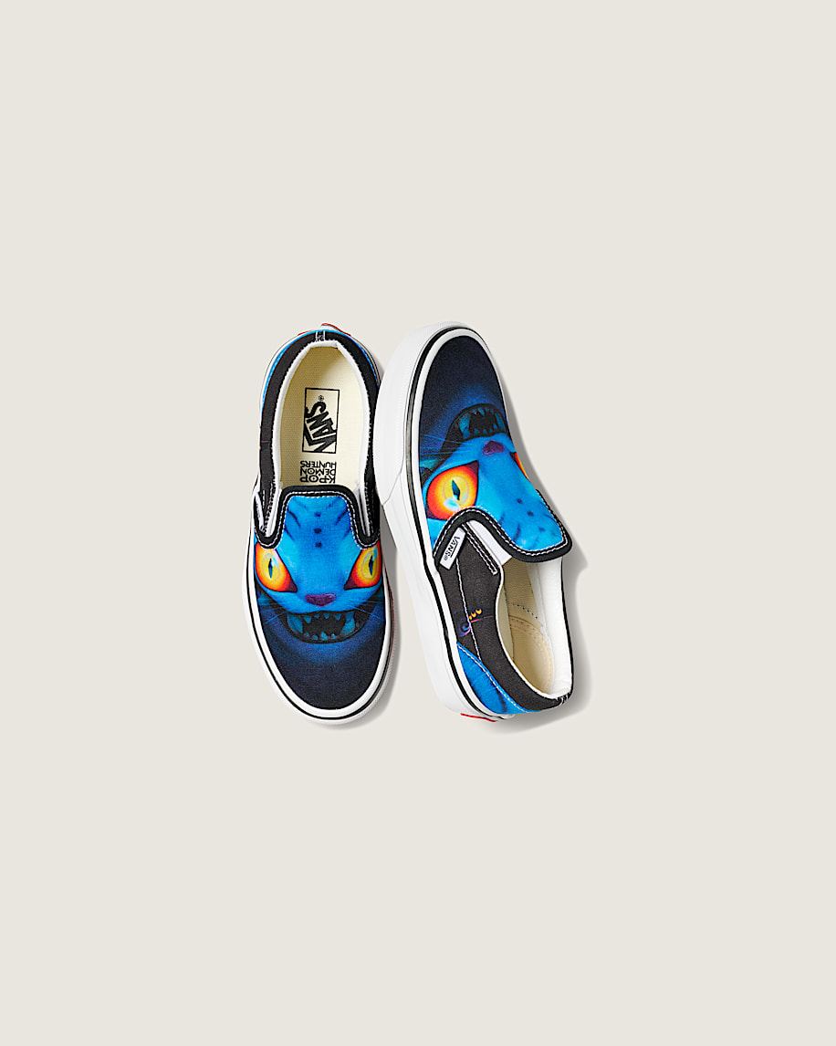 kpop demon hunters x vans klassischer slip-on-schuh für kleine kinder