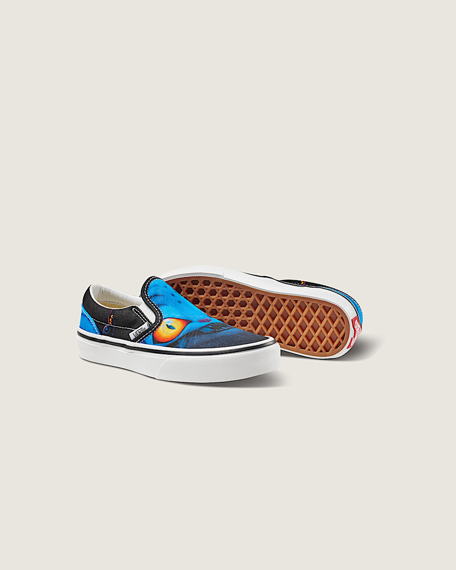 kpop demon hunters x vans klassischer slip-on-schuh für kleine kinder