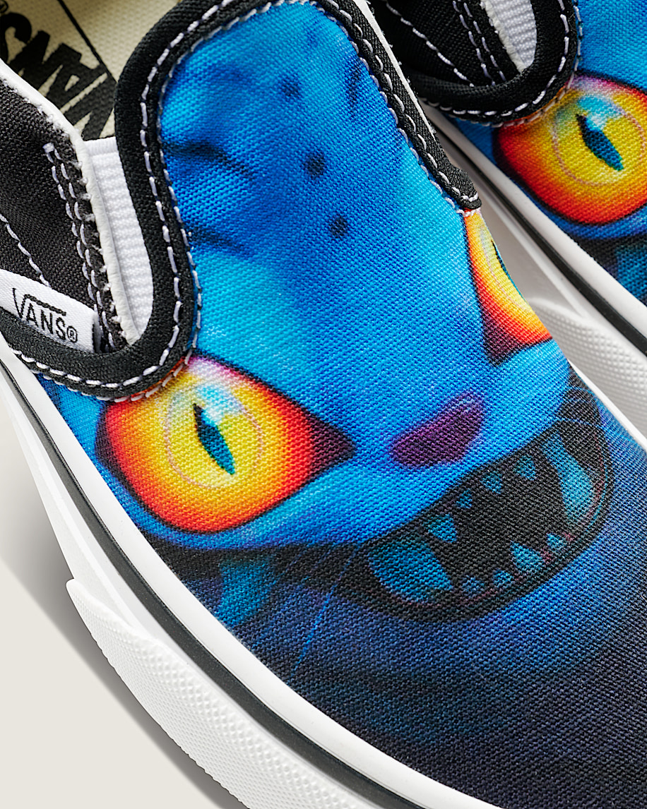 kpop demon hunters x vans klassischer slip-on-schuh für kleine kinder