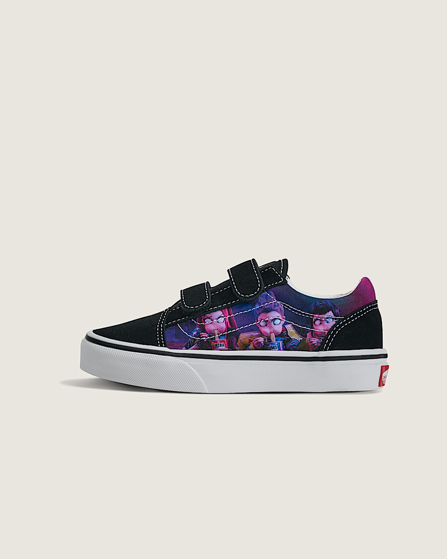 kpop demon hunters x vans old skool v schuh für kleine kinder