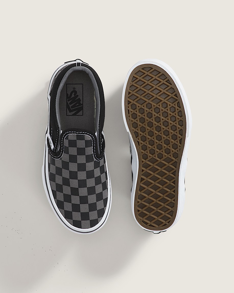 klassischer karierter slip-on-schuh für kleine kinder