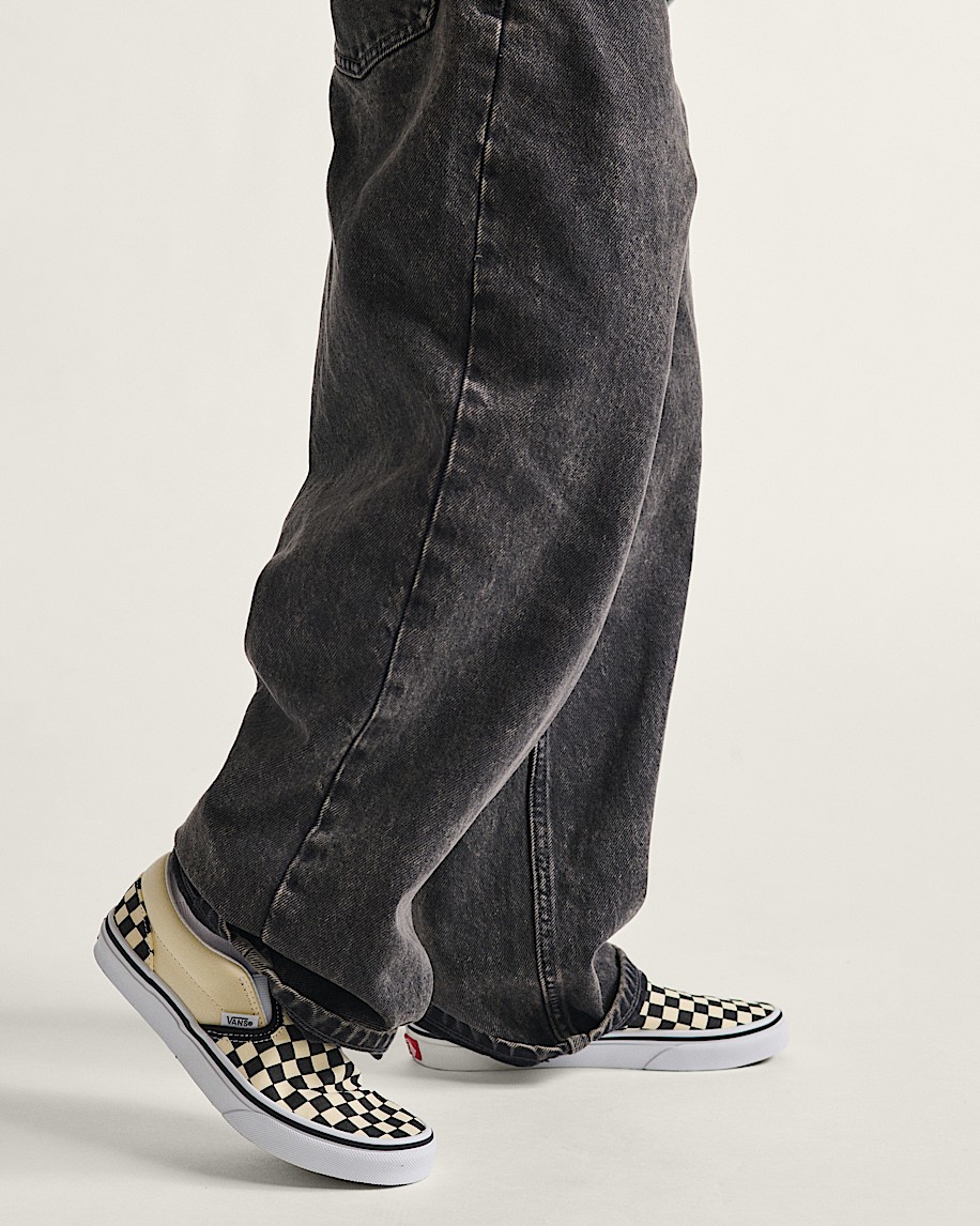 klassischer karierter slip-on-schuh für kleine kinder