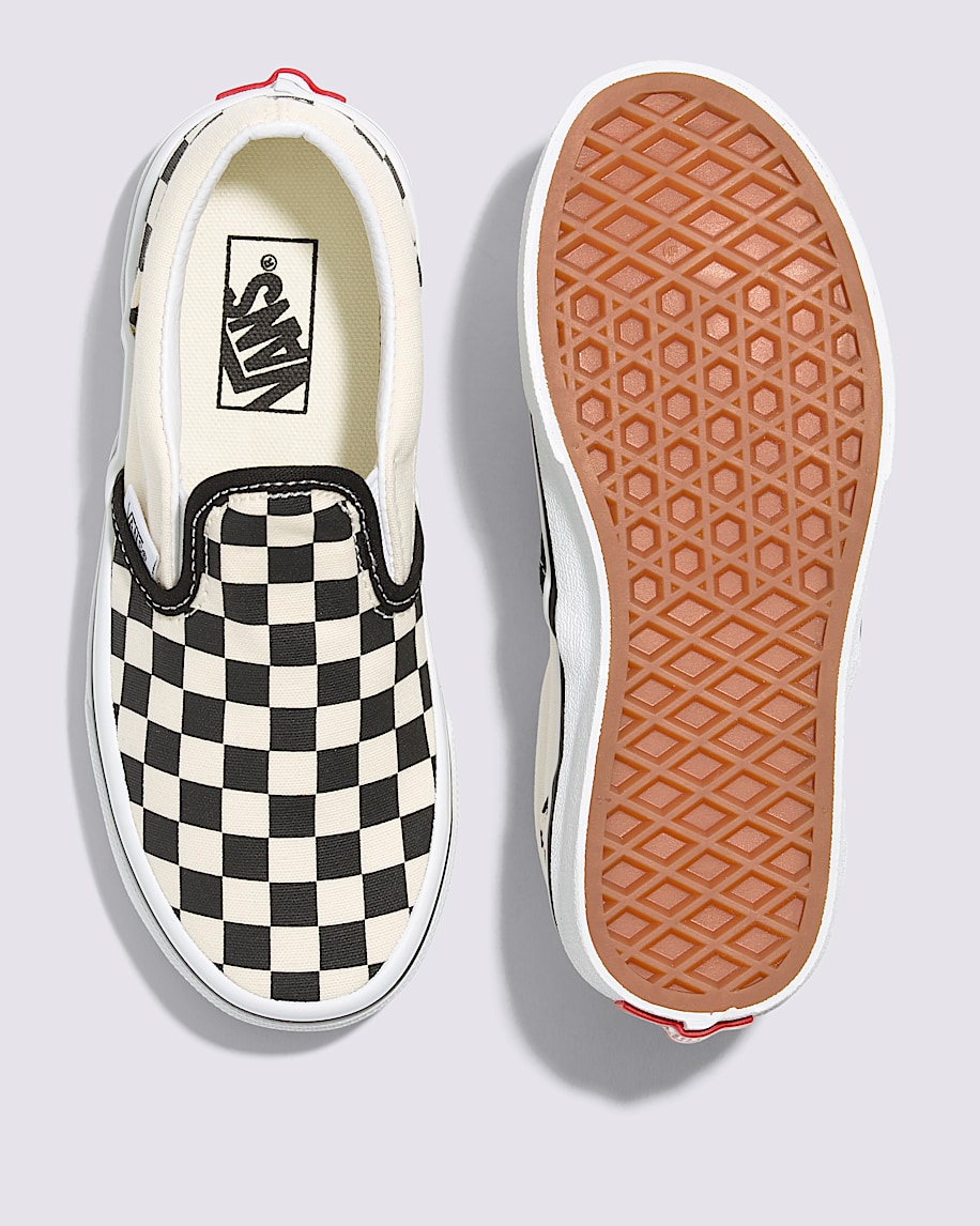 klassischer karierter slip-on-schuh für kleine kinder