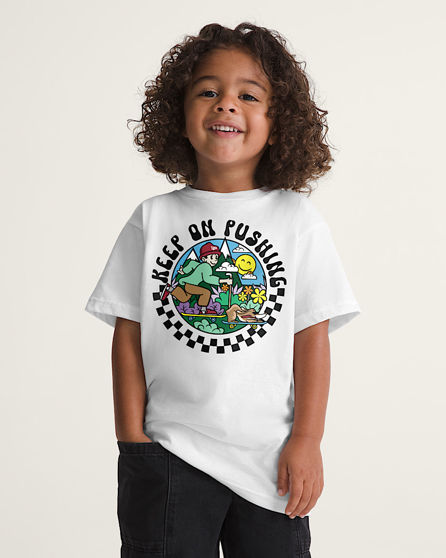 t-shirt „kleine kinder schieben immer weiter