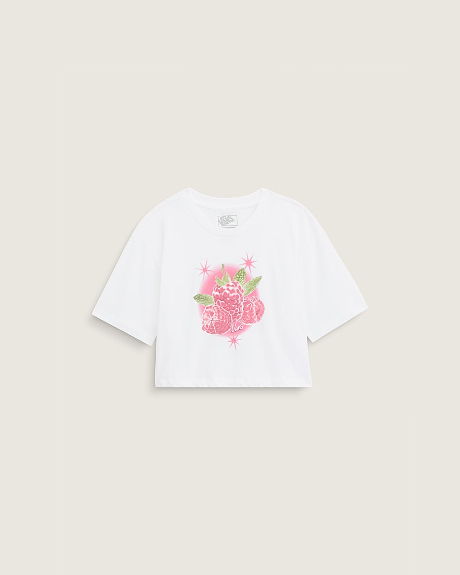 kinder-crop-t-shirt mit sternenbeeren-motiv