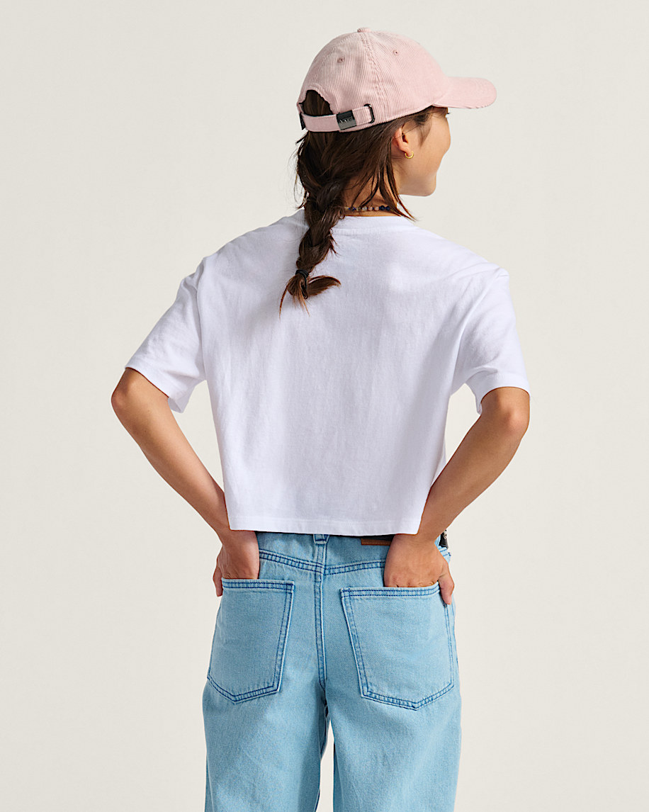 kinder-crop-t-shirt mit sternenbeeren-motiv