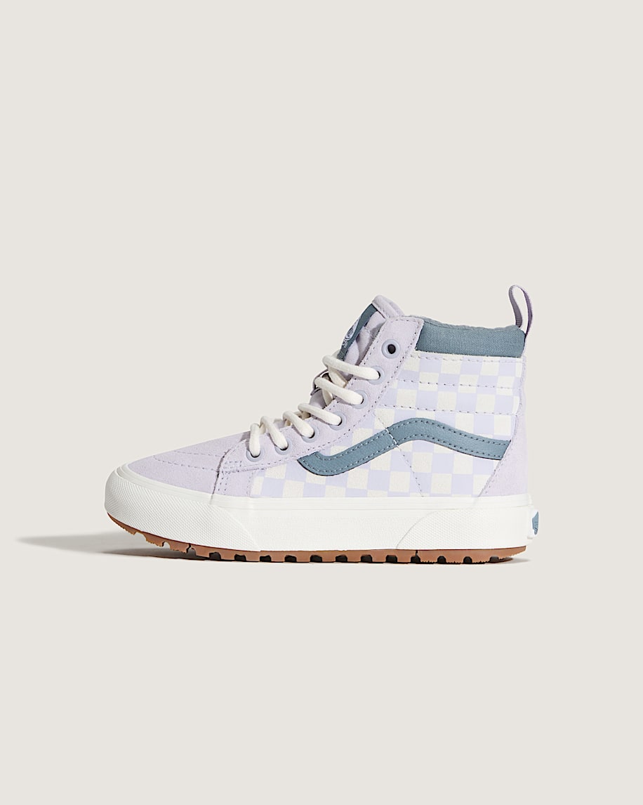 wasserabweisender sk8-hi schachbrett-schuh für kleine kinder