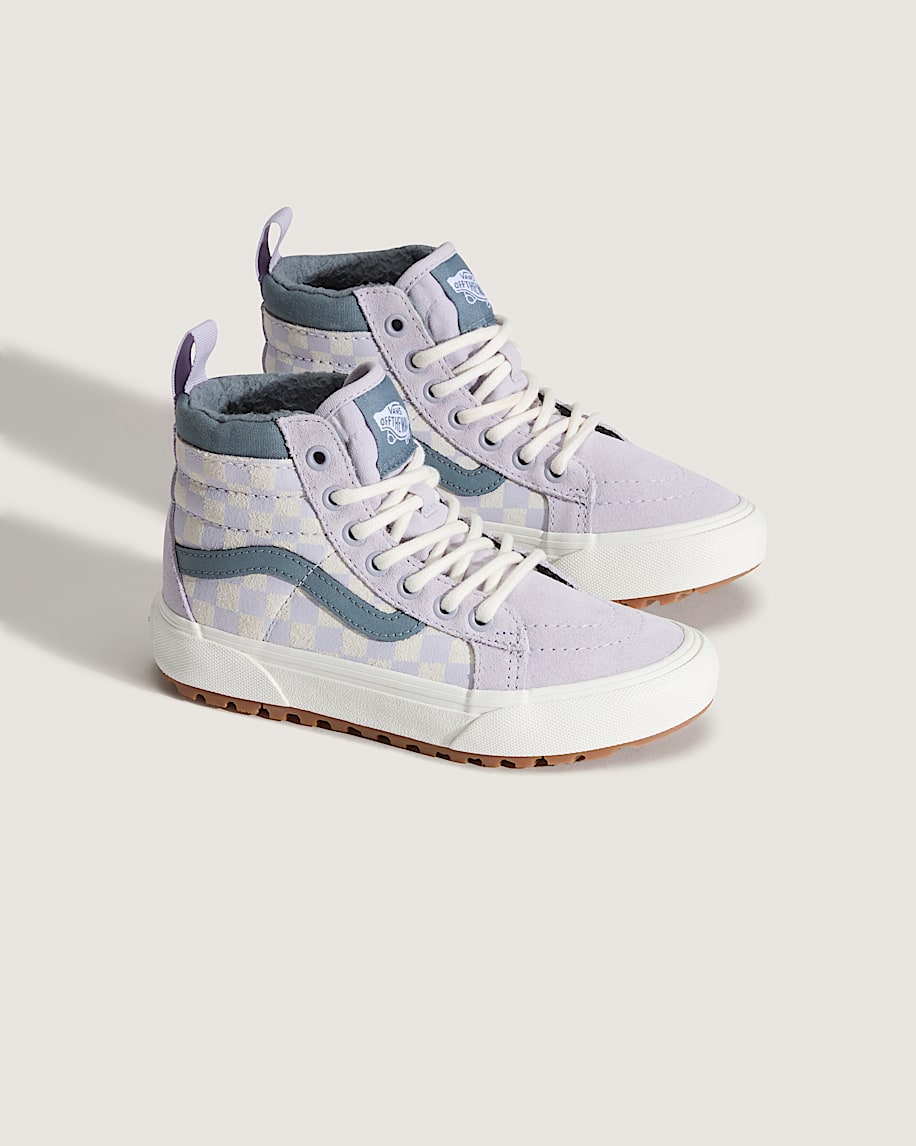 wasserabweisender sk8-hi schachbrett-schuh für kleine kinder