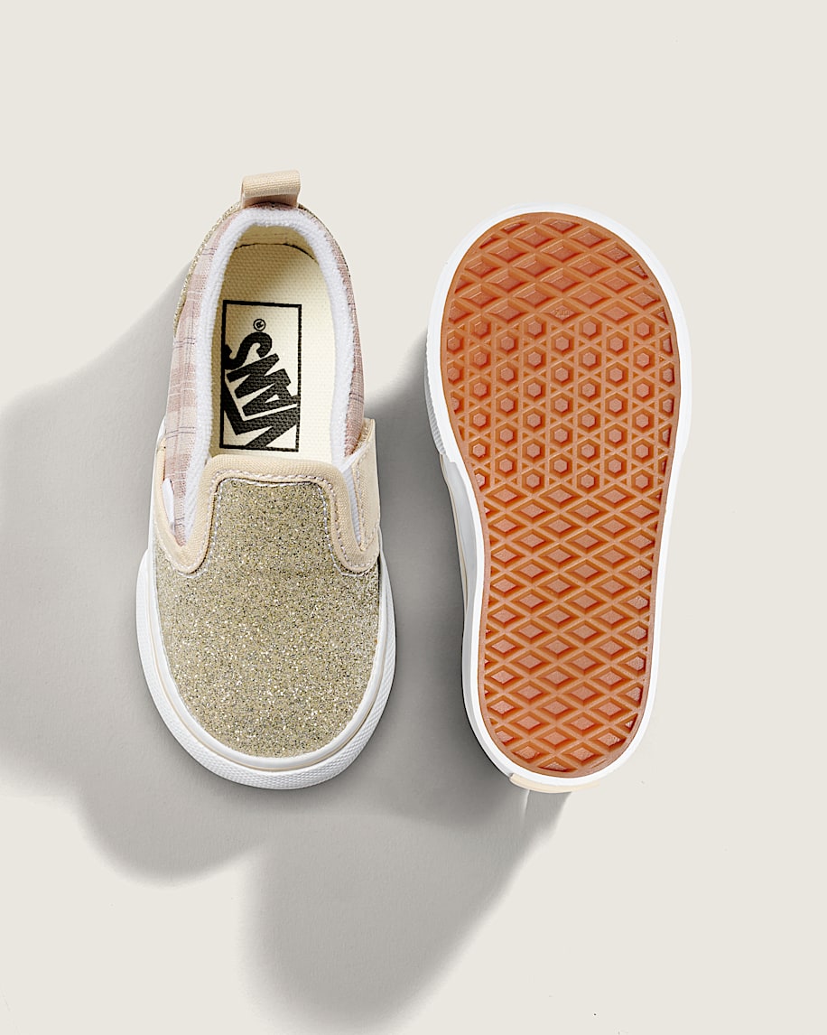 klassischer slip-on-v-schuh für kleinkinder