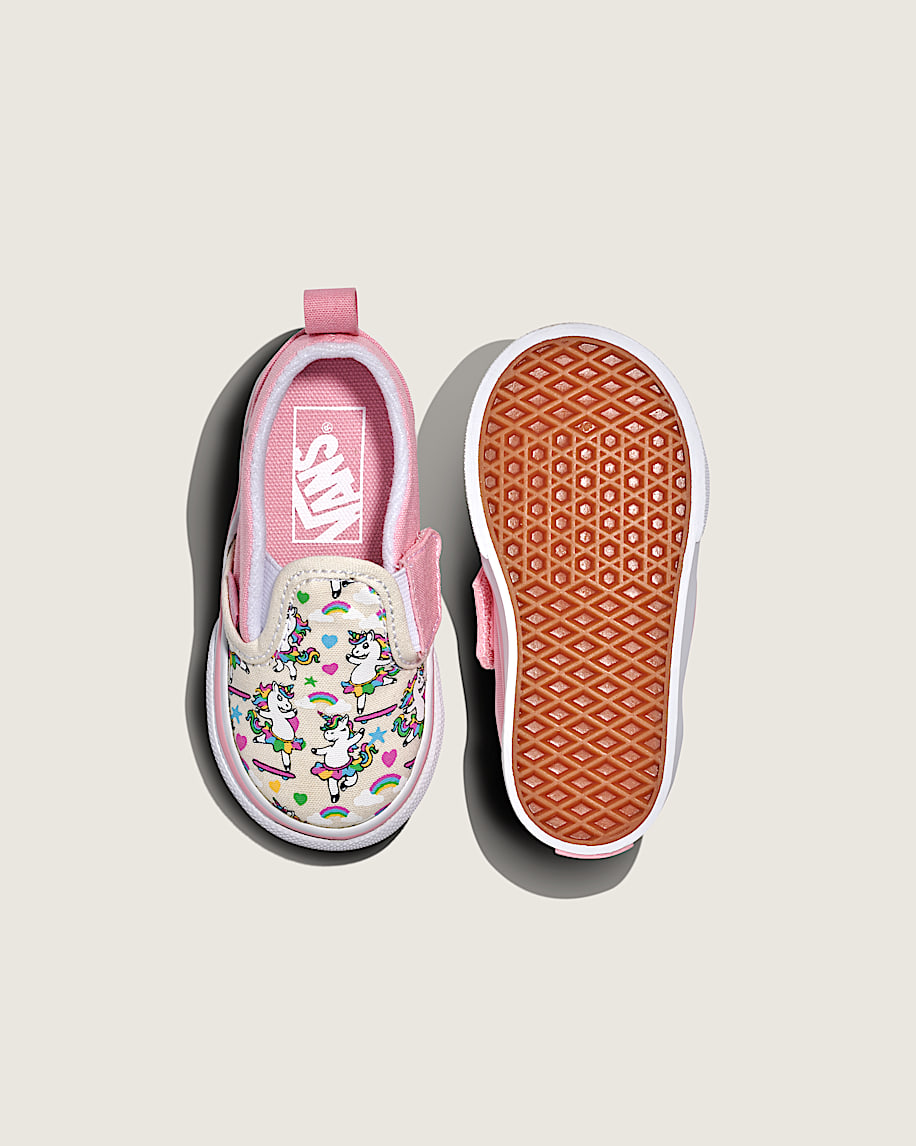 klassischer slip-on-v-schuh für kleinkinder